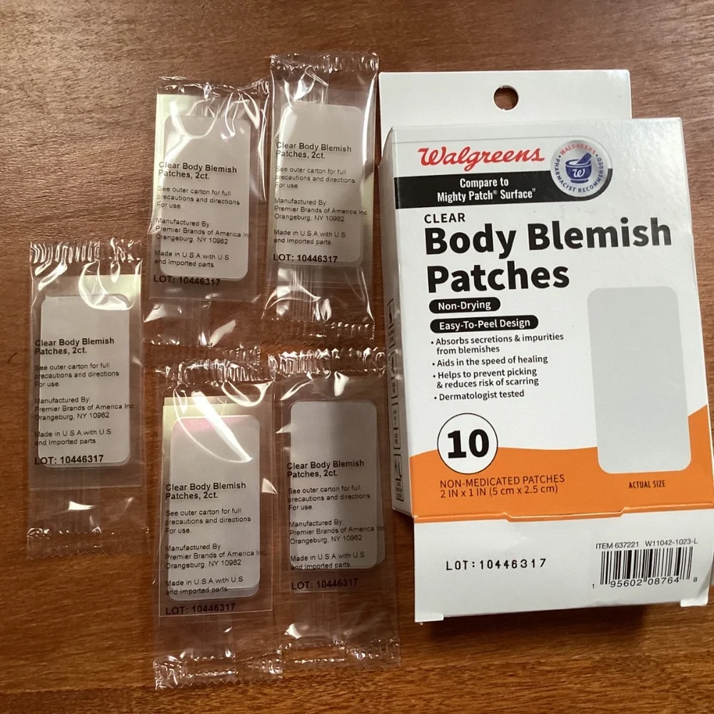 Walgreens Clear Body & Face Blemish Patches Bundle of 2 Boxes NEW